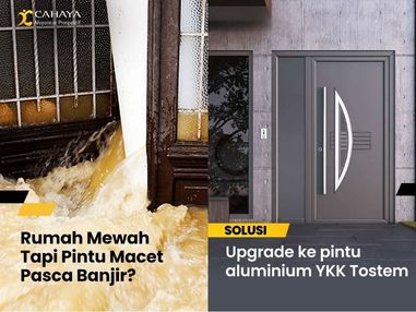 Pintu aluminium tostem anti air jakarta